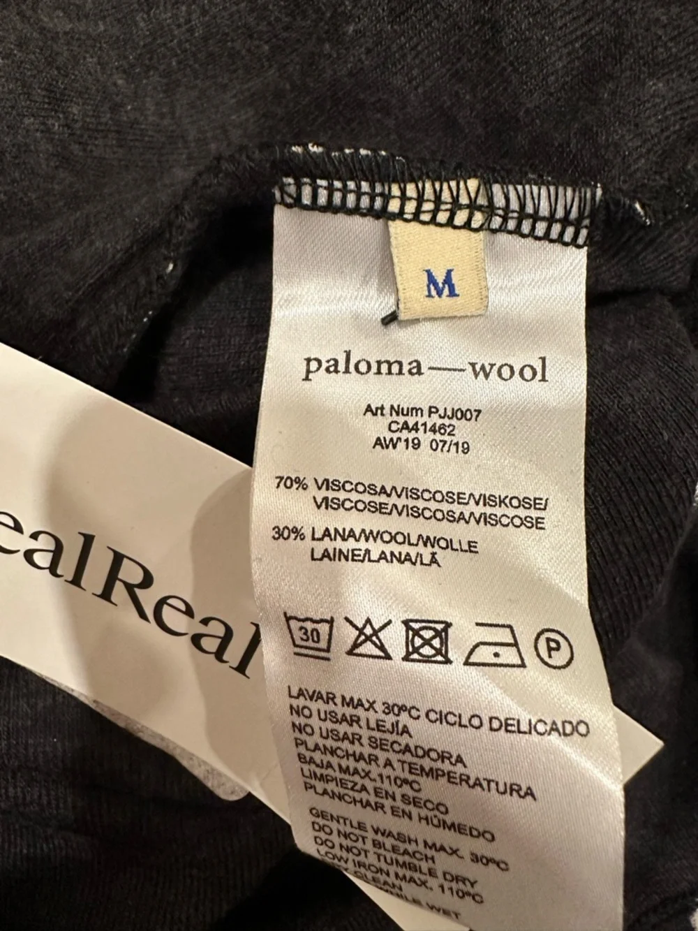 Paloma Wool Black Graphic Line Art Print Wrap Dress Medium